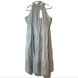 Adyson Parker Tiered Midi Dress Halter NWT​​​